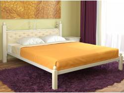 Кровать двуспальная металлическая Диана Lux мягкая