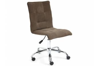 Кресло офисное Zero флок коричневый