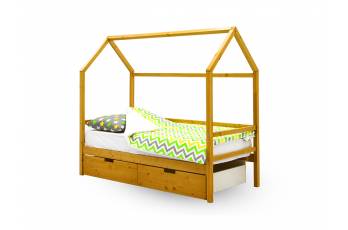 Кровать-домик Svogen с ящиками дерево