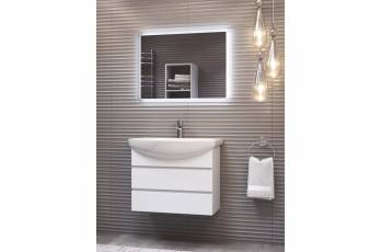 Комплект мебели в ванную Wing 700-0-2 подвесной белый
