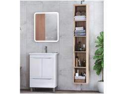 Комплект мебели в ванную Grani 600 белый напольный
