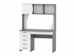 Стол рабочий Сигма 6-0606 Графит, Белый