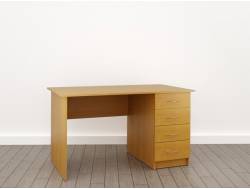 Стол прямой с тумбой 16 мм (К-17) Менеджер
