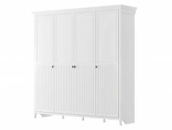 Шкаф распашной ШР-4 Никеа белый