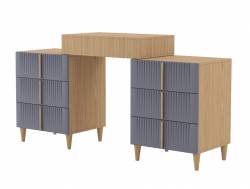 Стол туалетный Калипсо Графит