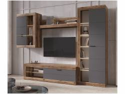 Гостиная Прага Дуб Делано/Графит