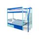 Двухъярусная кровать Svogen с ящиками мятно-синий