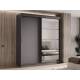 Шкаф-купе Гранд-1 2000 Графит-двери Зеркало-ЛДСП