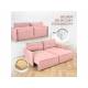 Диван 9999 ткань Вивальди 27 розовый