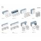 Спальня Бриз дасти грин/белый лофт