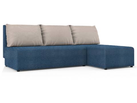 Угловой диван Алиса savana plus denim savana plus ivory