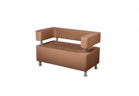 Диван 3 местный Райли коричневый