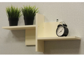 Полка настенная Д3 Слоновая кость