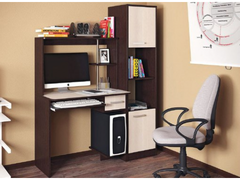 Компьютерный стол с пеналом Дебют