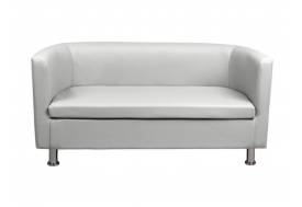 Диван белый кожаный Марс