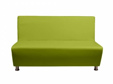 Диван кожаный Рон салатовый