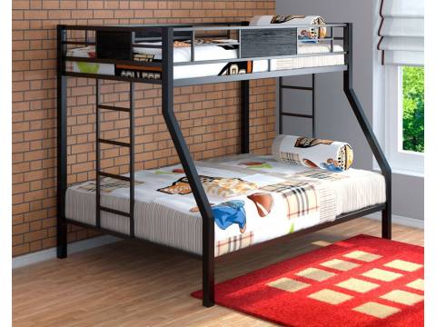 Двухъярусная кровать Гранада черный