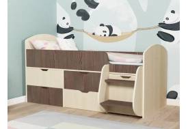 Кровать Малыш-7 Дуб-анкор темный