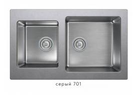 Кухонная мойка Tolero twist TTS-840 Серый 701