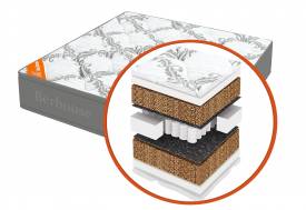 Матрас Mega кокос 30 TFK Gray Night 160х190