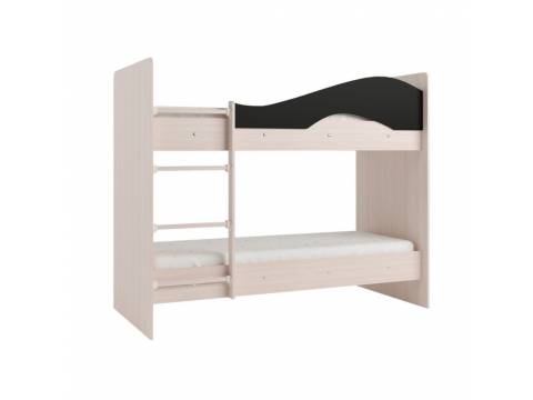 Двухъярусная кровать Мая без ящиков на латофлексах венге