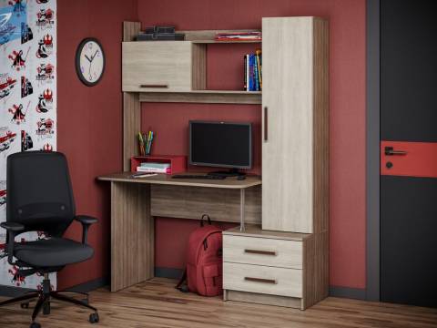 Уголок школьника Паскаль стол СТ 101 ясень шимо