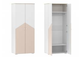 Шкаф для одежды Банни НМ 041.42 фасад Бисквит