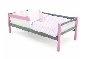 Кровать-тахта Svogen с бортиком лаванда-графит