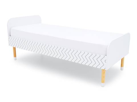 Кровать Stumpa Классика с рисунком Геометрия Зигзаги