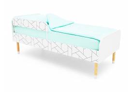 Кровать Stumpa Классика с бортиком рисунок Мозаика