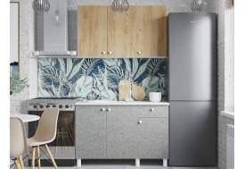 Кухонный гарнитур Point 1200 Дуб золото/Бетон