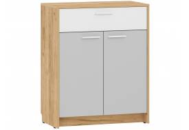 Тумба НМ 013.76 Серый Камень, Дуб Крафт Золотой