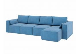 Диван угловой Бафи комбинация 4 Романо Скай