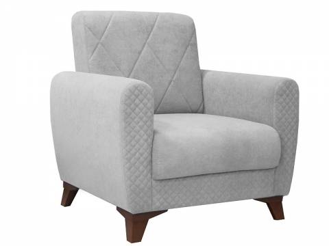 Кресло для отдыха Эдвин велюр прага туман