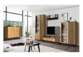 Гостиная Либерти на высоких опорах дуб вотан