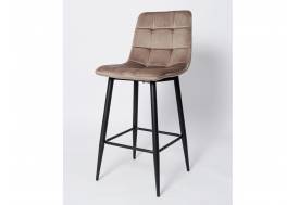 Стул барный ВС-1722 бежевый вельвет