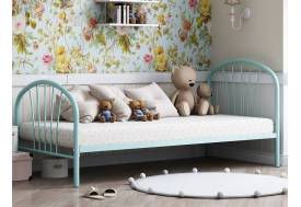 Кровать металлическая Эвора-1 Бирюзовый