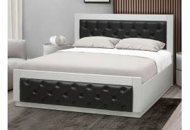 Кровать Венеция 13.3 1200 основание ладэ кожзам венге