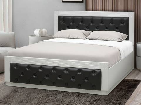 Кровать Венеция 13.3 1600 основание ладе кожзам венге