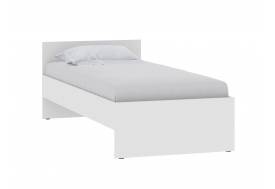 Кровать 900 НМ 011.53-01 Симпл Белый Фасадный
