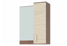 Полка с зеркалом Ника ПЗ800 ясень шимо