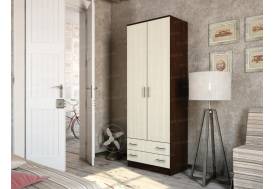 Шкаф Дуэт платяной венге-лоредо