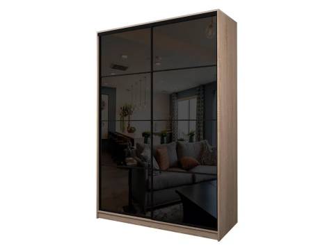 Шкаф-купе Max МШ-23-6-20/2-22 пленка Oracal черная