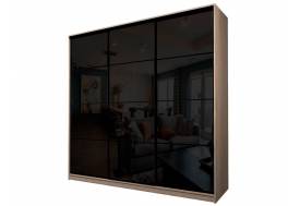 Шкаф-купе Max МШ-23-6-27-222 пленка Oracal черная