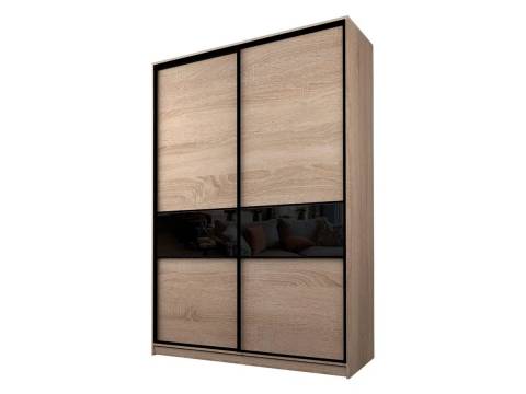 Шкаф-купе Max МШ-25-6-18-99 пленка Oracal черная