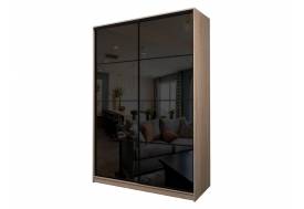 Шкаф-купе Max МШ-27-6-20/2-22 пленка Oracal черная