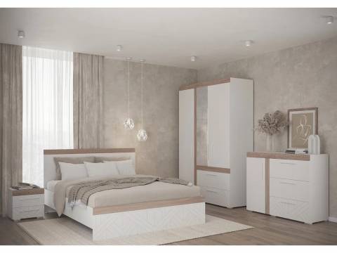Спальня Вена Кашемир Серый