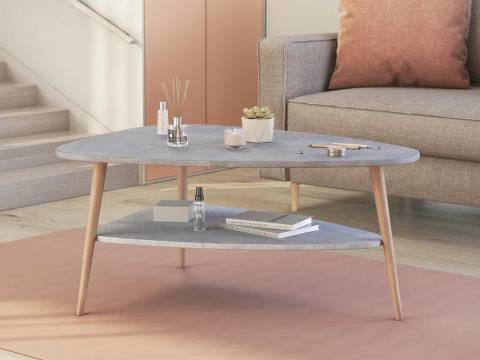 Стол журнальный Трио Бетон