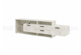 Тумба ТВ Алтея Дуб крафт Белый
