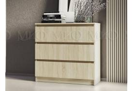 Комод 800 3 ящика Челси дуб сонома